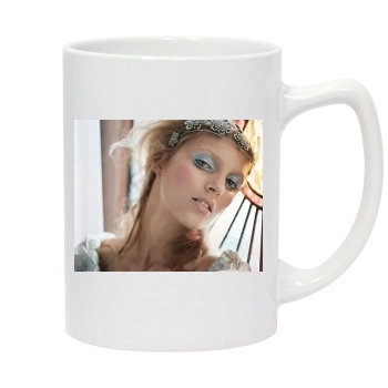 Anja Rubik 14oz White Statesman Mug