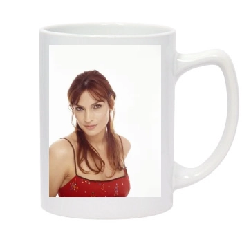 Famke Janssen 14oz White Statesman Mug