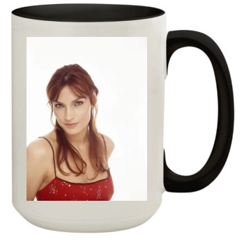 Famke Janssen 15oz Colored Inner & Handle Mug