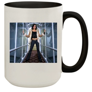 Famke Janssen 15oz Colored Inner & Handle Mug