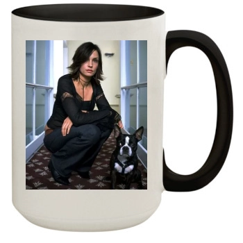 Famke Janssen 15oz Colored Inner & Handle Mug