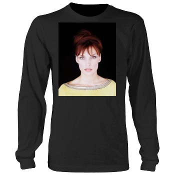 Famke Janssen Men's Heavy Long Sleeve TShirt