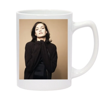 Famke Janssen 14oz White Statesman Mug