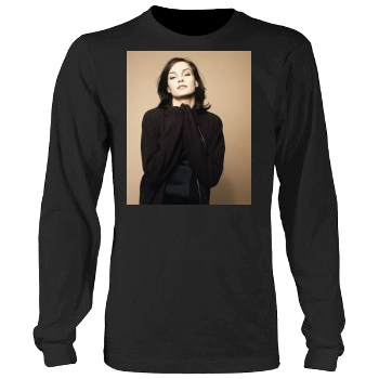 Famke Janssen Men's Heavy Long Sleeve TShirt