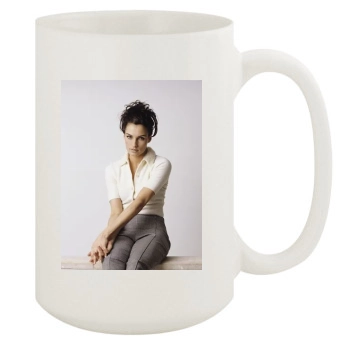 Famke Janssen 15oz White Mug