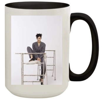 Famke Janssen 15oz Colored Inner & Handle Mug