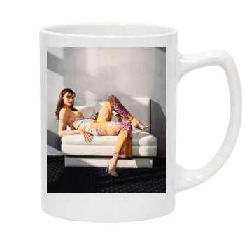 Famke Janssen 14oz White Statesman Mug