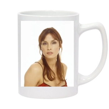 Famke Janssen 14oz White Statesman Mug