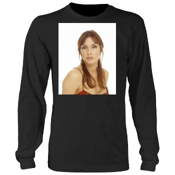 Famke Janssen Men's Heavy Long Sleeve TShirt