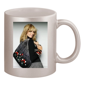 Heidi Klum 11oz Metallic Silver Mug