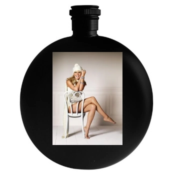 Heidi Klum Round Flask