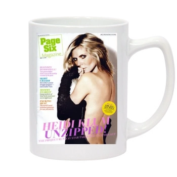 Heidi Klum 14oz White Statesman Mug