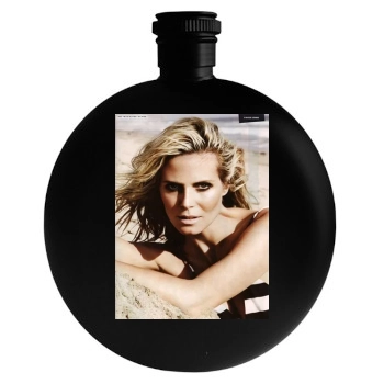 Heidi Klum Round Flask