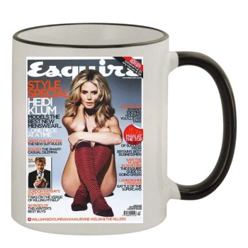 Heidi Klum 11oz Colored Rim & Handle Mug