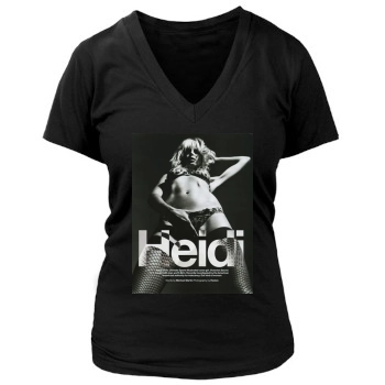 Heidi Klum Women's Deep V-Neck TShirt