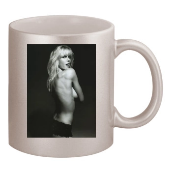 Heidi Klum 11oz Metallic Silver Mug