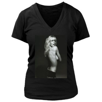 Heidi Klum Women's Deep V-Neck TShirt