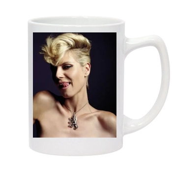 Heidi Klum 14oz White Statesman Mug