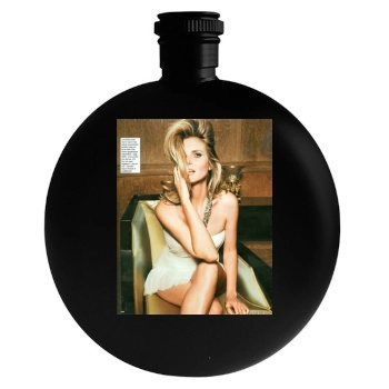 Heidi Klum Round Flask