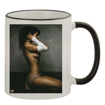 Helena Christensen 11oz Colored Rim & Handle Mug