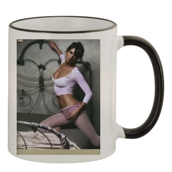 Helena Christensen 11oz Colored Rim & Handle Mug