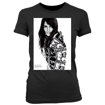 Helena Christensen Women's Junior Cut Crewneck T-Shirt