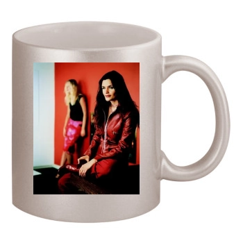 Helena Christensen 11oz Metallic Silver Mug