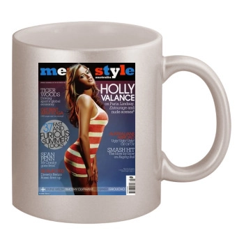 Holly Valance 11oz Metallic Silver Mug