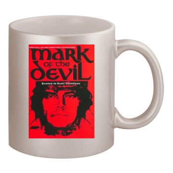 Hexen bis aufs Blut gequalt (1970) 11oz Metallic Silver Mug