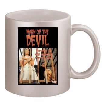 Hexen bis aufs Blut gequalt (1970) 11oz Metallic Silver Mug