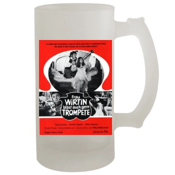 Frau Wirtin blast auch gern Trompete (1970) 16oz Frosted Beer Stein