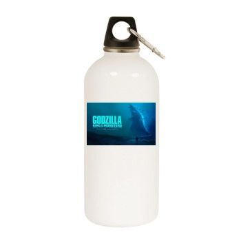 Godzilla: King of the Monsters (2019) White Water Bottle With Carabiner