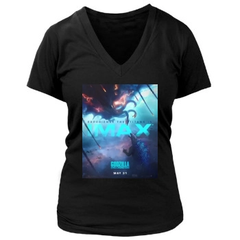 Godzilla: King of the Monsters (2019) Women's Deep V-Neck TShirt