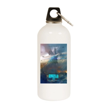 Godzilla: King of the Monsters (2019) White Water Bottle With Carabiner