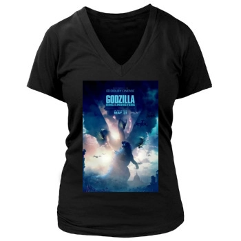 Godzilla: King of the Monsters (2019) Women's Deep V-Neck TShirt