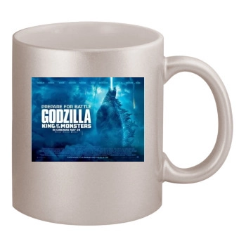 Godzilla: King of the Monsters (2019) 11oz Metallic Silver Mug