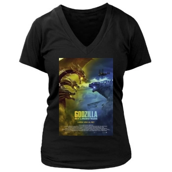 Godzilla: King of the Monsters (2019) Women's Deep V-Neck TShirt