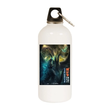 Godzilla: King of the Monsters (2019) White Water Bottle With Carabiner