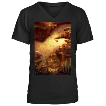 Godzilla: King of the Monsters (2019) Men's V-Neck T-Shirt