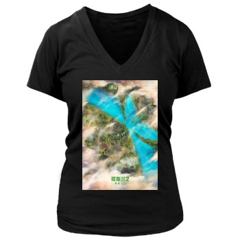 Godzilla: King of the Monsters (2019) Women's Deep V-Neck TShirt