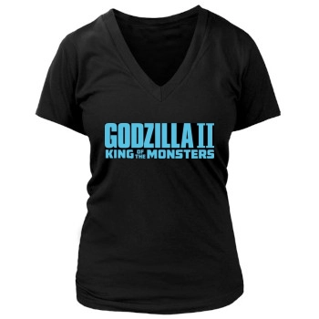 Godzilla: King of the Monsters (2019) Women's Deep V-Neck TShirt