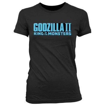 Godzilla: King of the Monsters (2019) Women's Junior Cut Crewneck T-Shirt