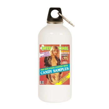 Fia Morrow White Water Bottle With Carabiner