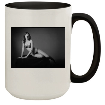 Stephanie Seymour 15oz Colored Inner & Handle Mug