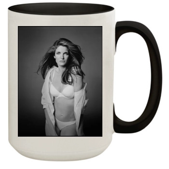 Stephanie Seymour 15oz Colored Inner & Handle Mug