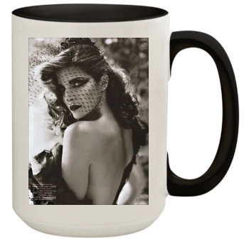 Stephanie Seymour 15oz Colored Inner & Handle Mug