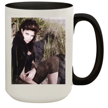 Stephanie Seymour 15oz Colored Inner & Handle Mug