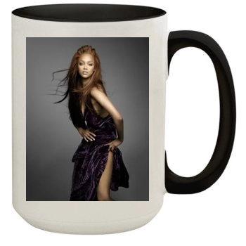 Tyra Banks 15oz Colored Inner & Handle Mug