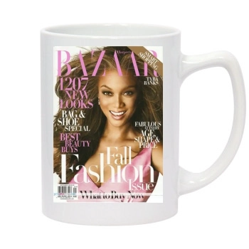 Tyra Banks 14oz White Statesman Mug