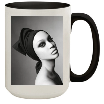 Tyra Banks 15oz Colored Inner & Handle Mug